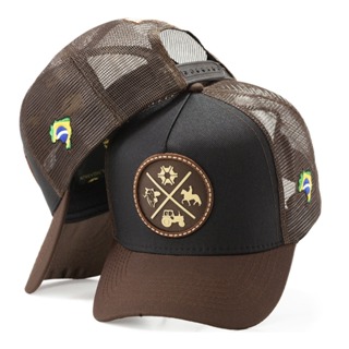 Boné Trucker Telinha Agro Linha Country Brasão Agro em Oferta na Shopee