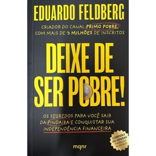 Deixe de ser pobre, de Eduardo Feldberg - EDIÇÃO SLIM em Oferta na Shopee