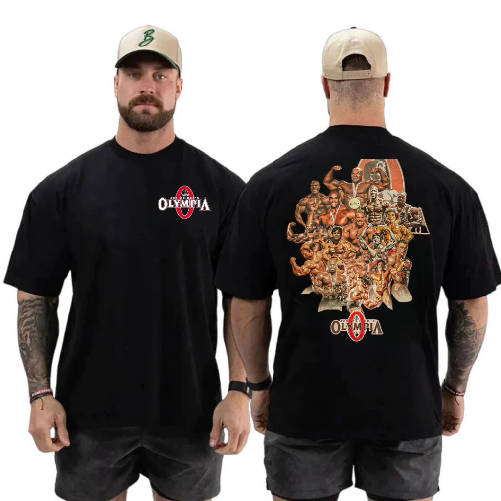 Oversized Masculina Camiseta Oversized Masculina Treino Academia Dia a Dia MR. Olympia