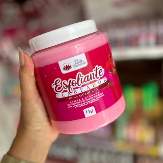 Esfoliante Clareador de Rosa Mosqueta Ellas 1KG- NOVA COMPOSIÇÃO