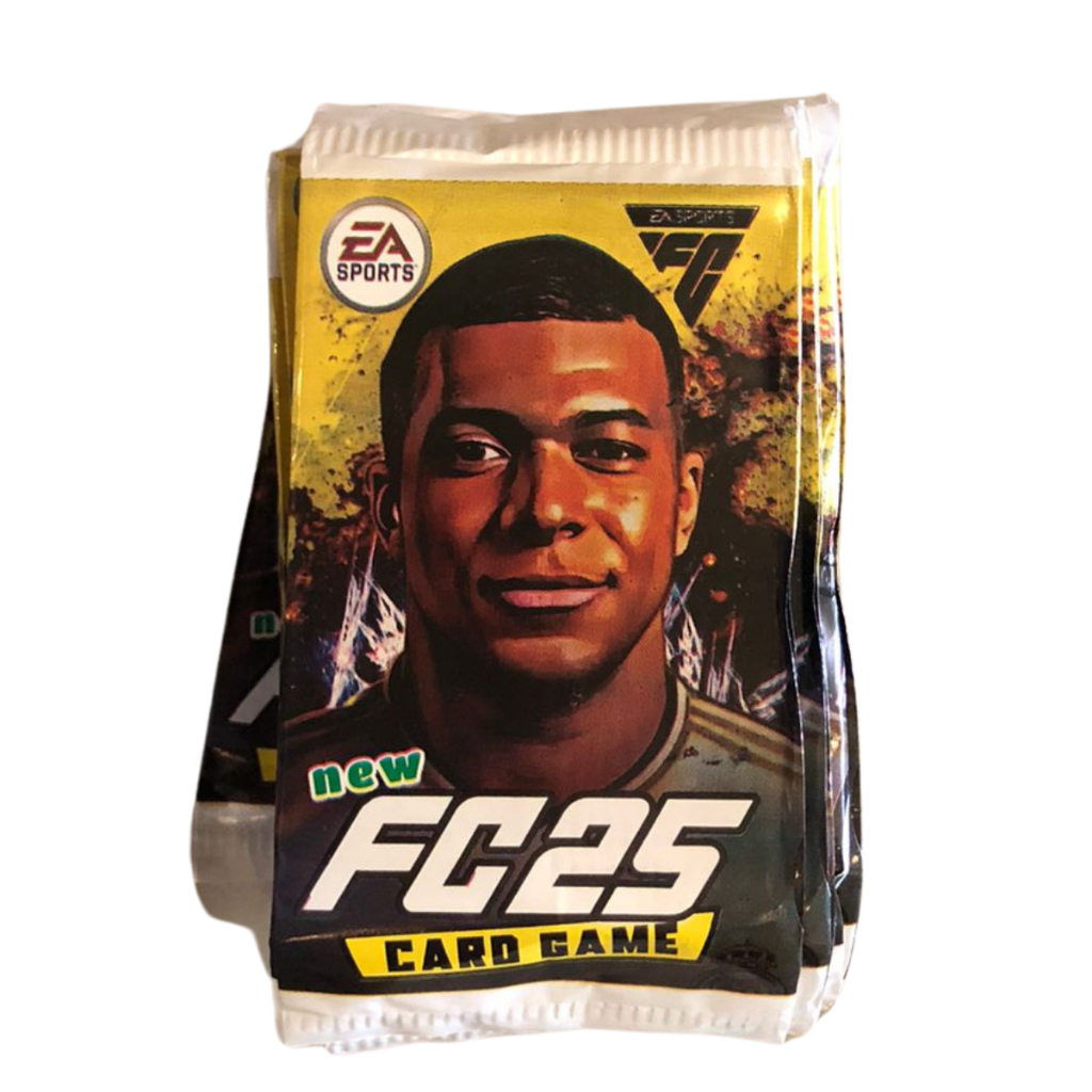Kit 200 Cards FC25 Fifa 25 Com 50 Pacotinhos/Envelopes Cartas de Bater Bafo Futebol