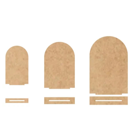 KIT 10 Mini Cenário Painél MDF 3 MM  CRU em Oferta na Shopee