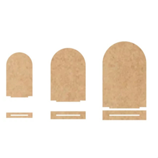 KIT 10 Mini Cenário Painél MDF 3 MM  CRU em Oferta na Shopee