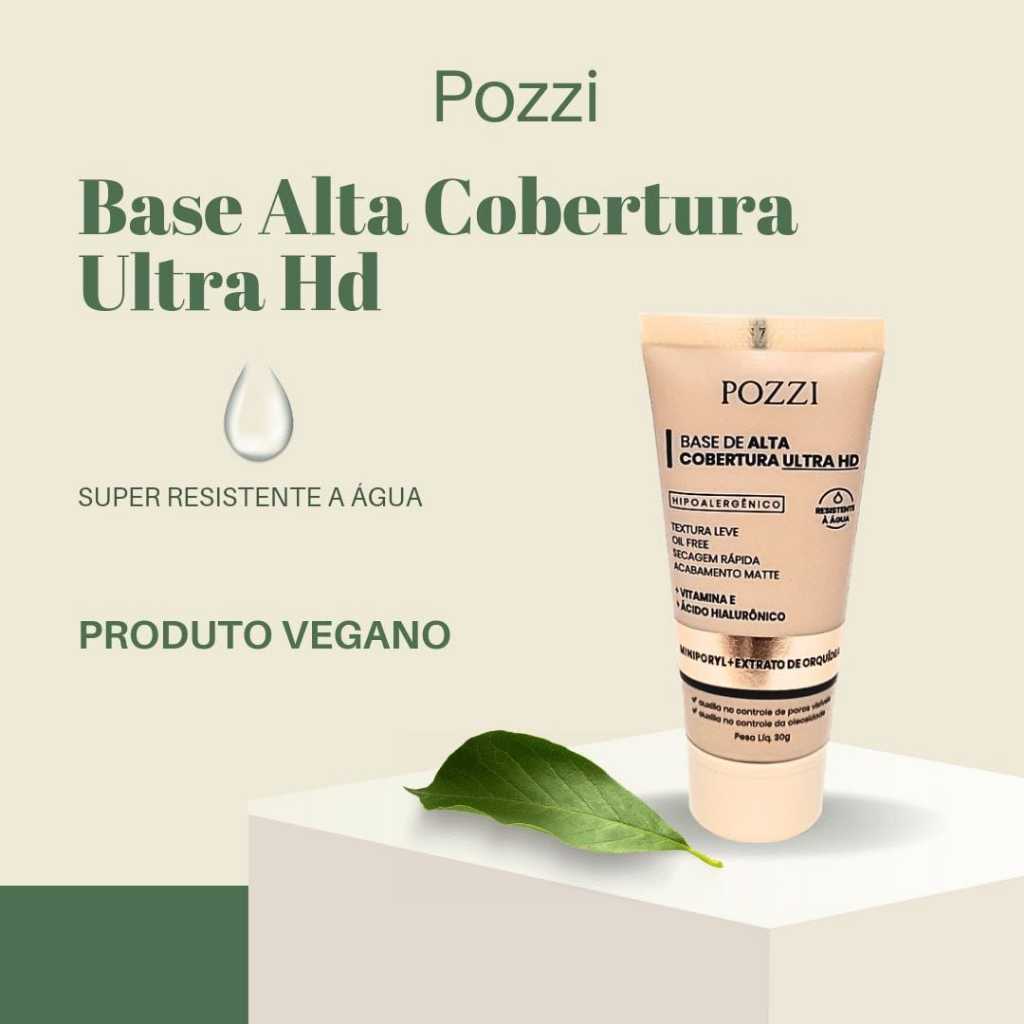 Base Liquida Pozzi 30 ml Alta cobertura 24 horas