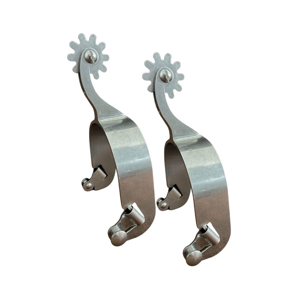 Esporas rédeas americanas de inox cachorro médio padrão importada perfeita para doma