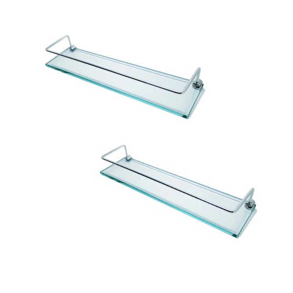 Prateleira Vidro 50x10  8mm aramado Banheiro Lavabo Alta Resistência em Oferta na Shopee