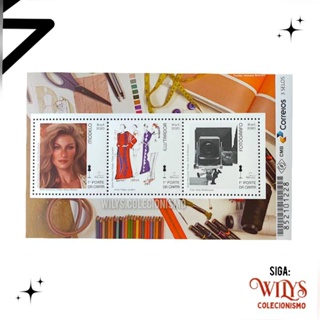 Bloco - Série Mercosul Moda Brasileira Gisele Bündchen Fotografia - 2020 em Oferta na Shopee