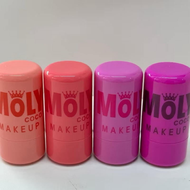Her Orange Set  Blush Batom Brilho Labial Duplo Cabeça Mate De Veludo À Prova D'água Maquiagem Rouge make blush