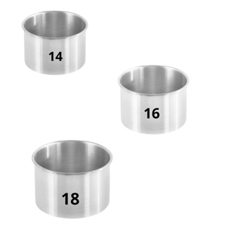 Kit 03 Assadeira Redonda Alta 14,16,18  x 10 Forma Bolo Aluminio em Oferta na Shopee