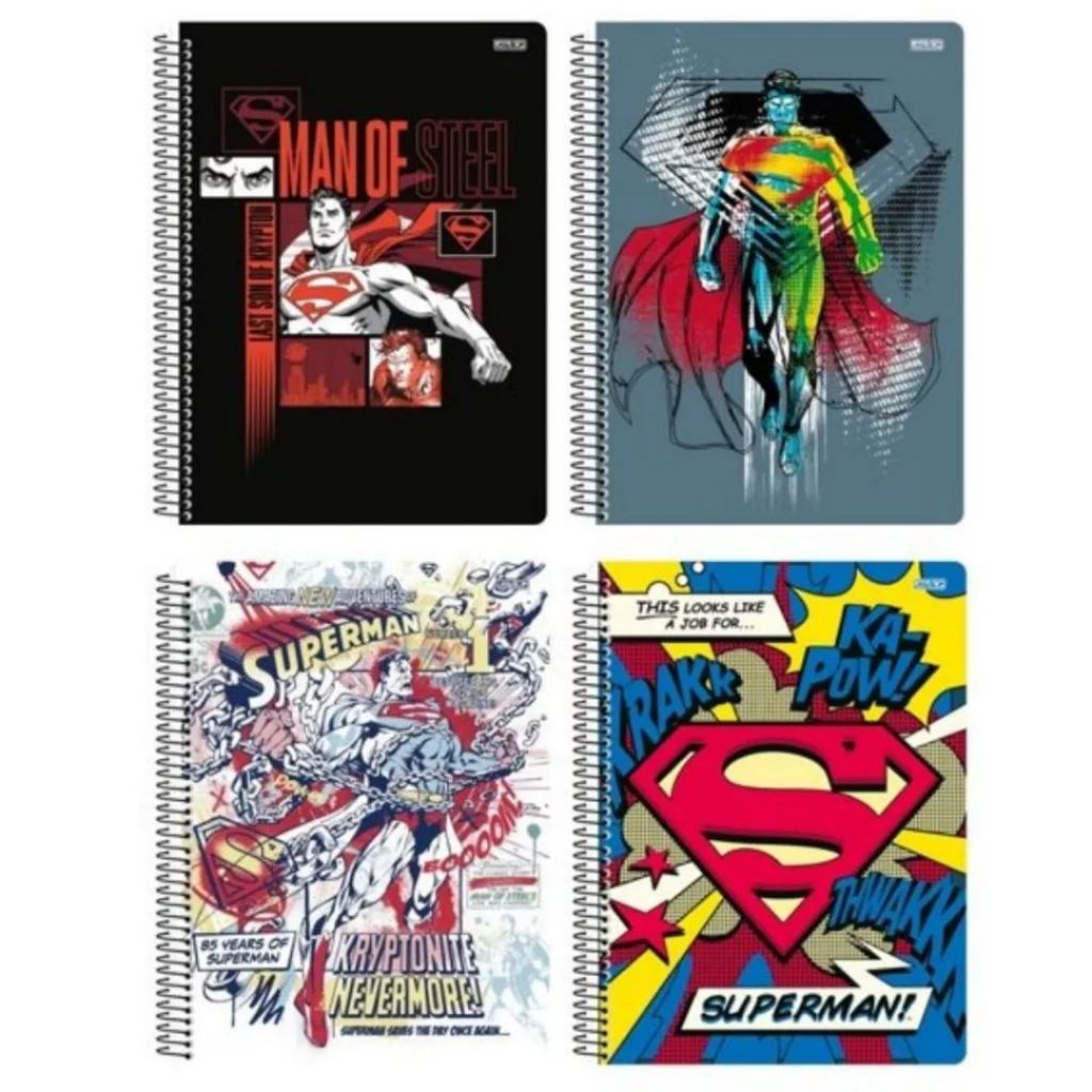 Caderno Universitário 1 Matéria 80 Fls – SuperMan