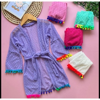 ￼Saída de praia infantil moda praia TAM. 2 ao 14 em Oferta na Shopee