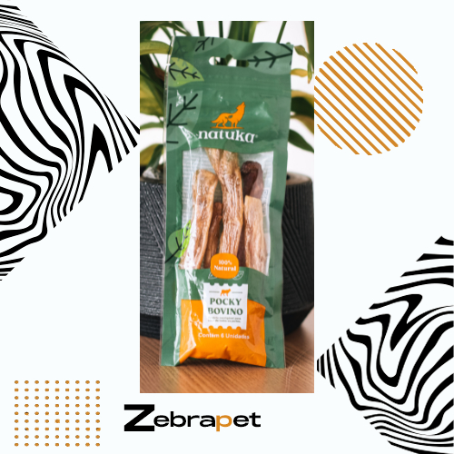 Natuka Pocky - Tendão Bovino - 6 Unid.