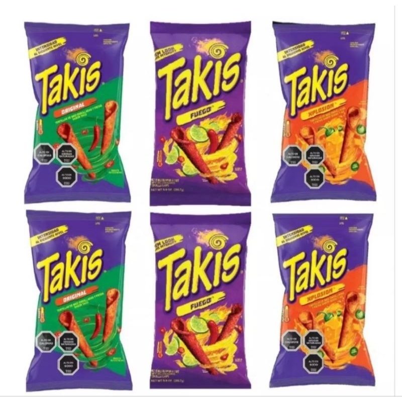 Salgadinhos Takis Mexicano Apimentado Sabores 56g em Oferta na Shopee