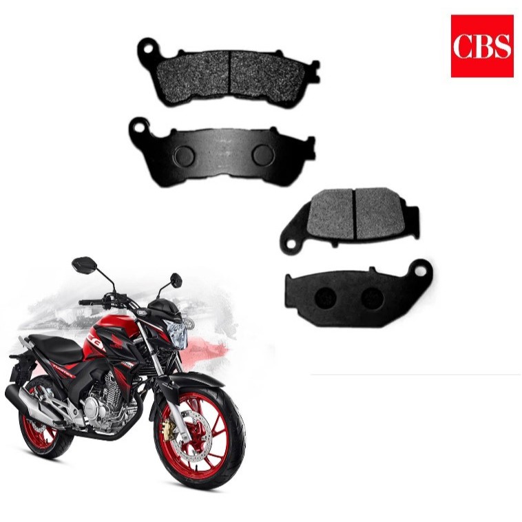 Pastilha De Freio Dianteira E Traseira Moto CB 250 F CB NOVA TWISTER COM SEM CBS  CB 300 Twister CBS
