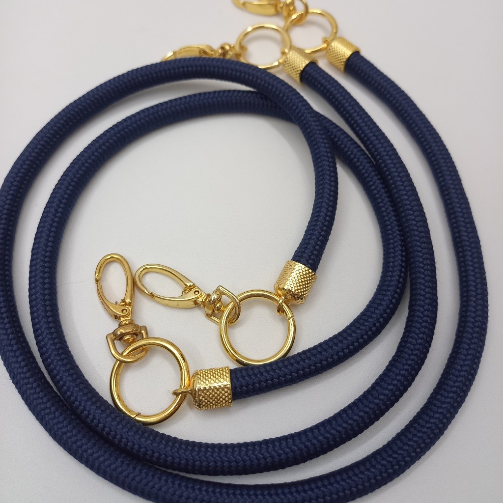 Par de Alça Fio Náutico com Ponteira Mosquetão