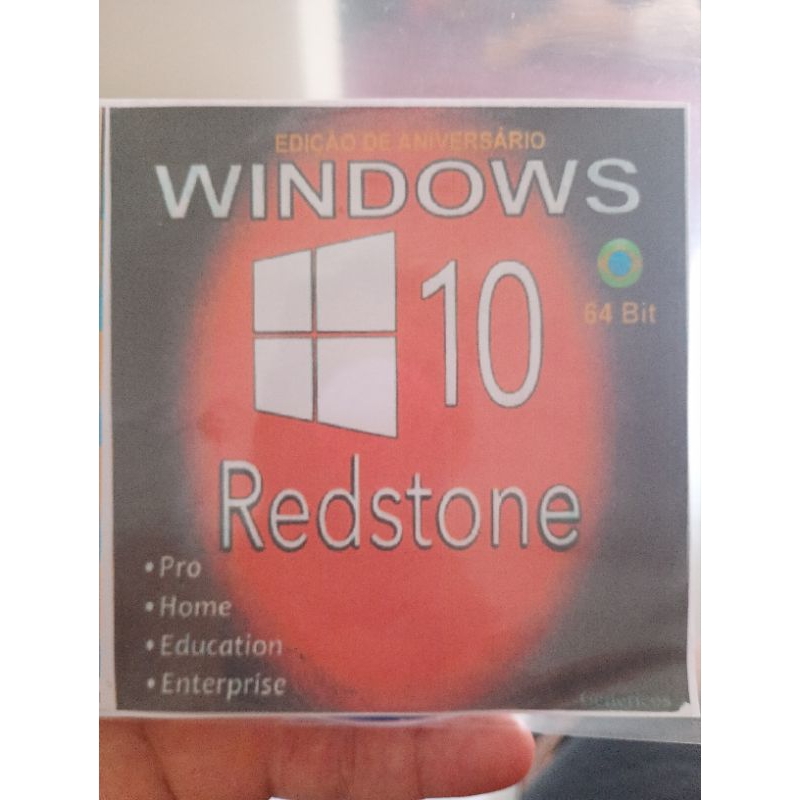 Windows 10 pro d.v.d de instalação