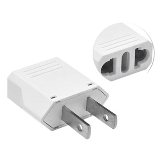 Adaptador Tomada Americano Brasileiro X Chato Chato cor Branco 1 unidade em Oferta na Shopee