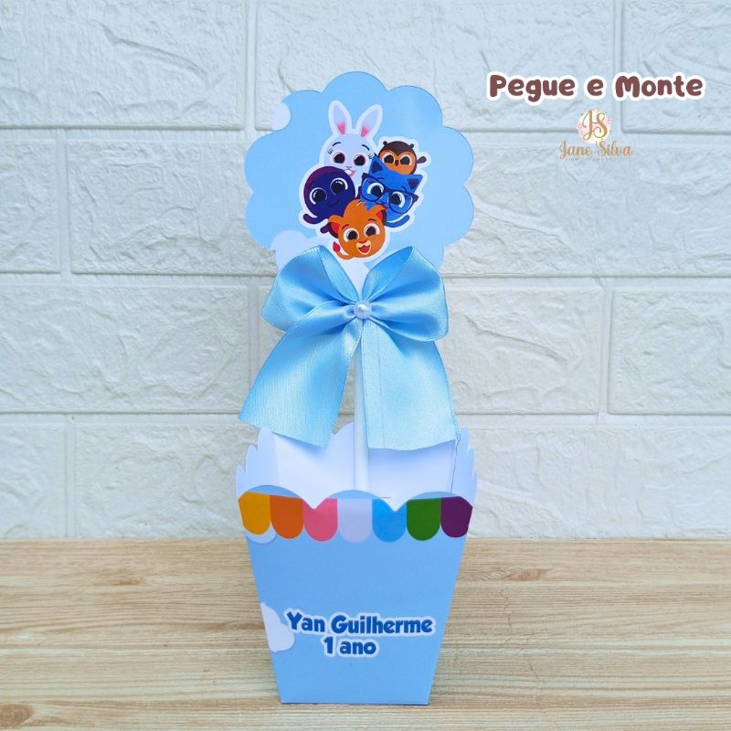 Centro de Mesa Bolofofos 2 - Personalizados - Lembrancinha - Festa Infantil - Aniversário / PEGUE E MONTE