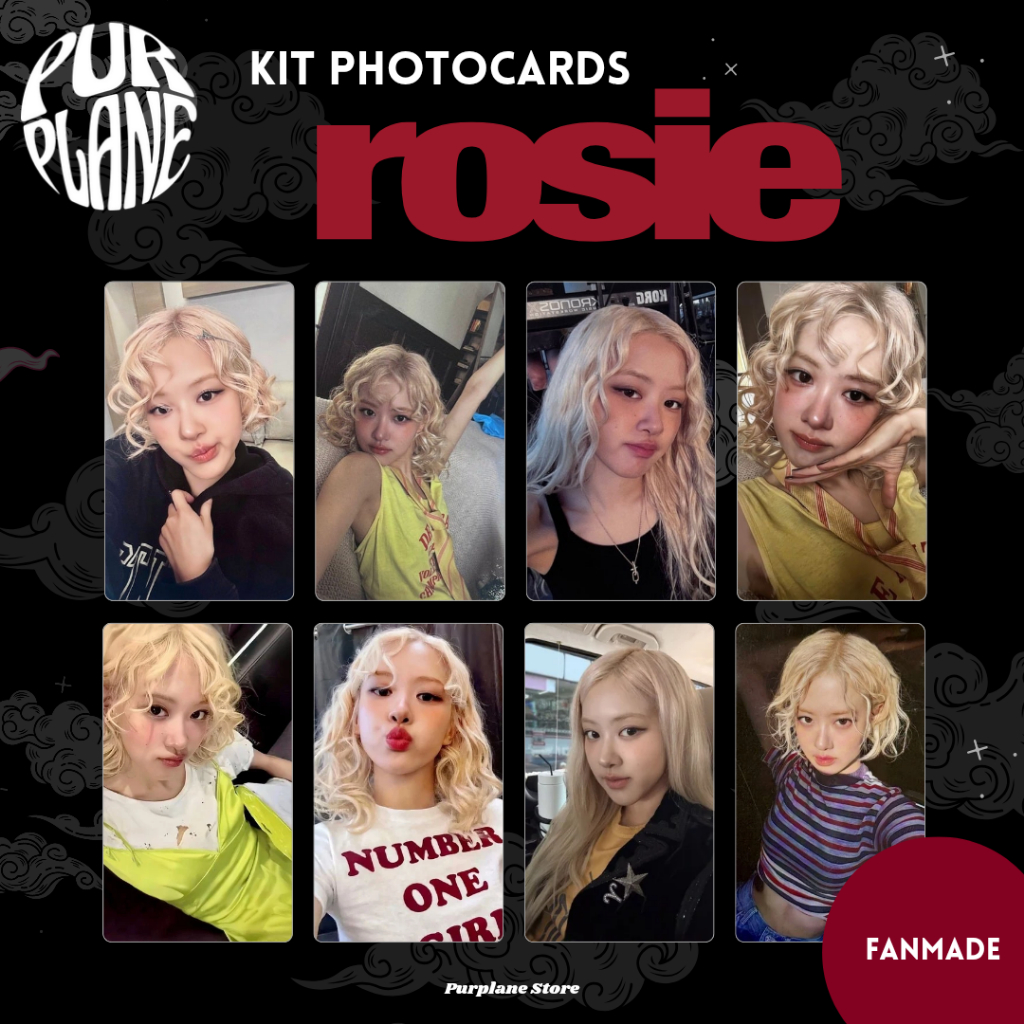 Rosé Rosie Álbum Photocards Selca Fanmade Kpop Blackpink