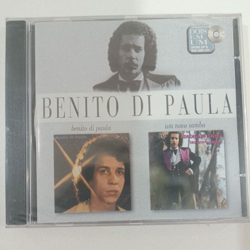 CD BENITO DI PAULA/2 LPS EM 1 CD/BENITO DI PAULA,UM NOVO SAMBA.