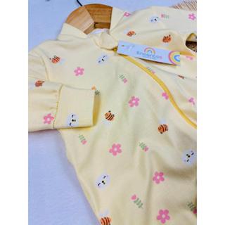 MACACÃO LONGOZÍPER COM PROTEÇÃO BEBÊ RECÉM NASCIDO MENINO MENINA em Oferta na Shopee