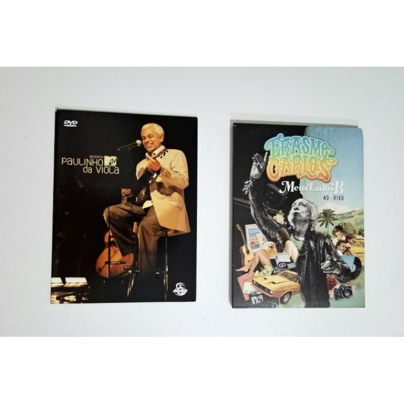 Kit Dvd Erasmos Carlos Meus lados B - Paulinho da Viola Acústico MTV