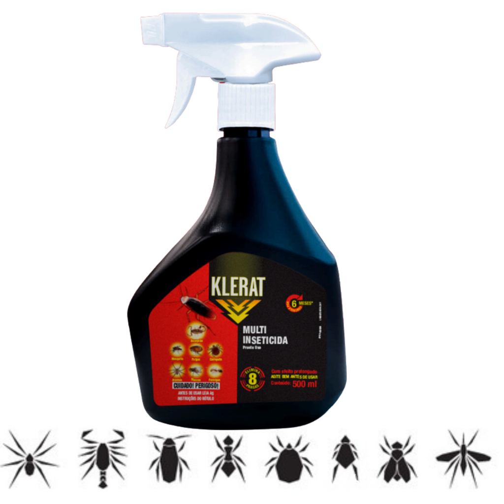 Klerat Pronto Uso 500ml Combate 8 Pragas Efeito Por Até 6 Meses em Oferta na Shopee