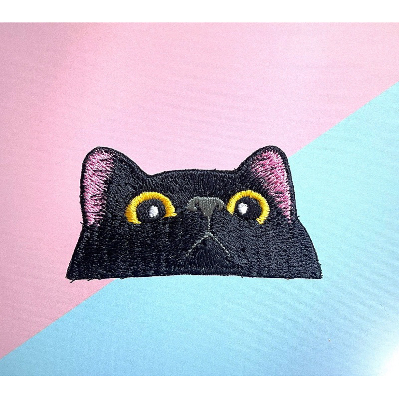 Patch Bordado Termocolante Gato em Oferta na Shopee