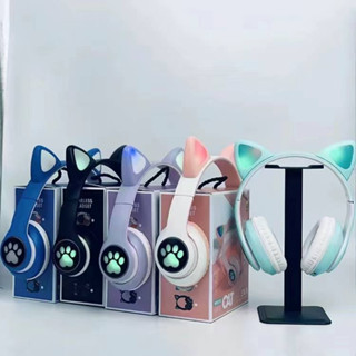 Fone De Ouvido Bluetooth Orelha Gatinho Infantil Led Sem Fio em Oferta na Shopee