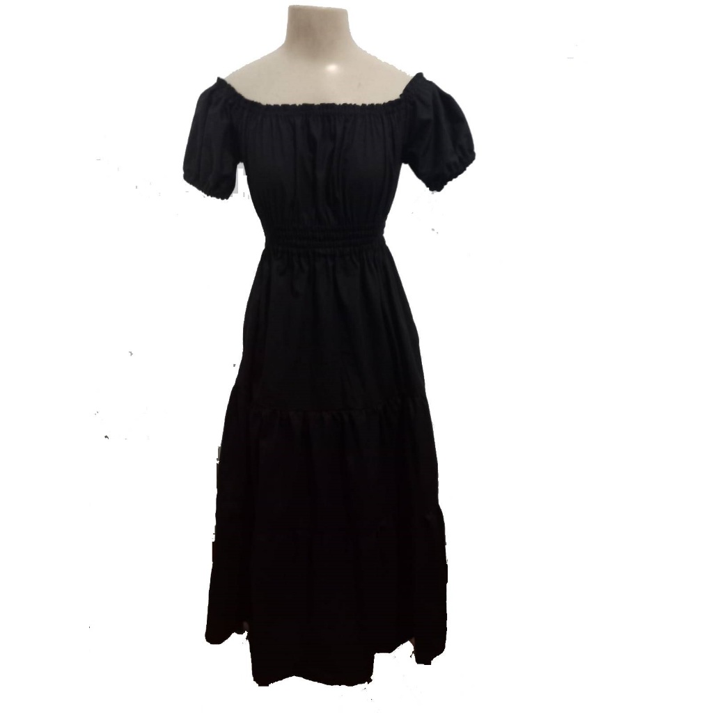 Vestido Longo Juvenil Ciganinha Saia 3 Marias