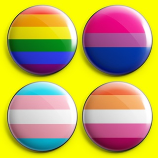 Bottons Bandeiras LGBT - Botton LGBTQ tamanhos 3,5cm em Oferta na Shopee