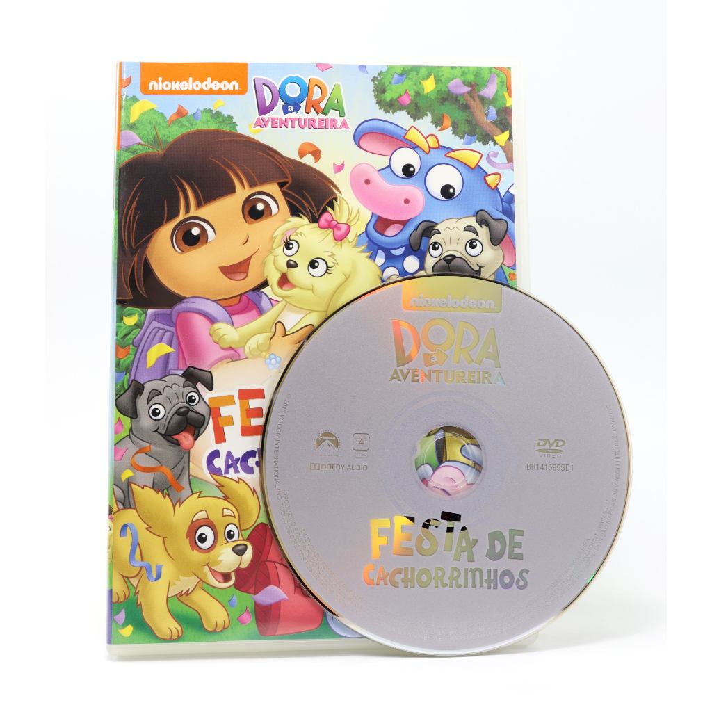 DVD Dora A Aventureira Festa De Cachorrinhos