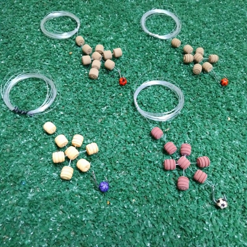 kit 3 Manhosinho par Pesca Regulável com Chicote de 03 Mts em Oferta na Shopee