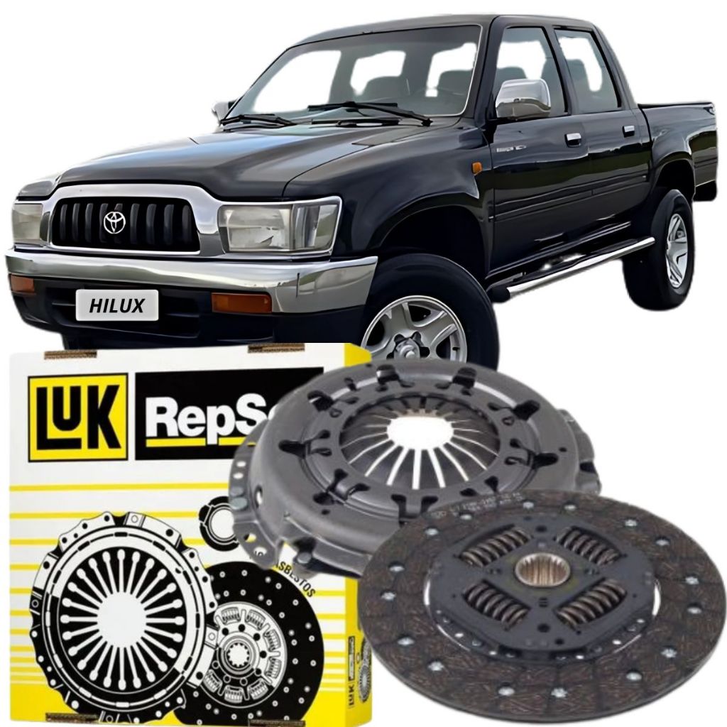 Kit Luk Embreagem Toyota Hilux 2.8 8v 1997 1998 1999 2000 2001 em Oferta na Shopee
