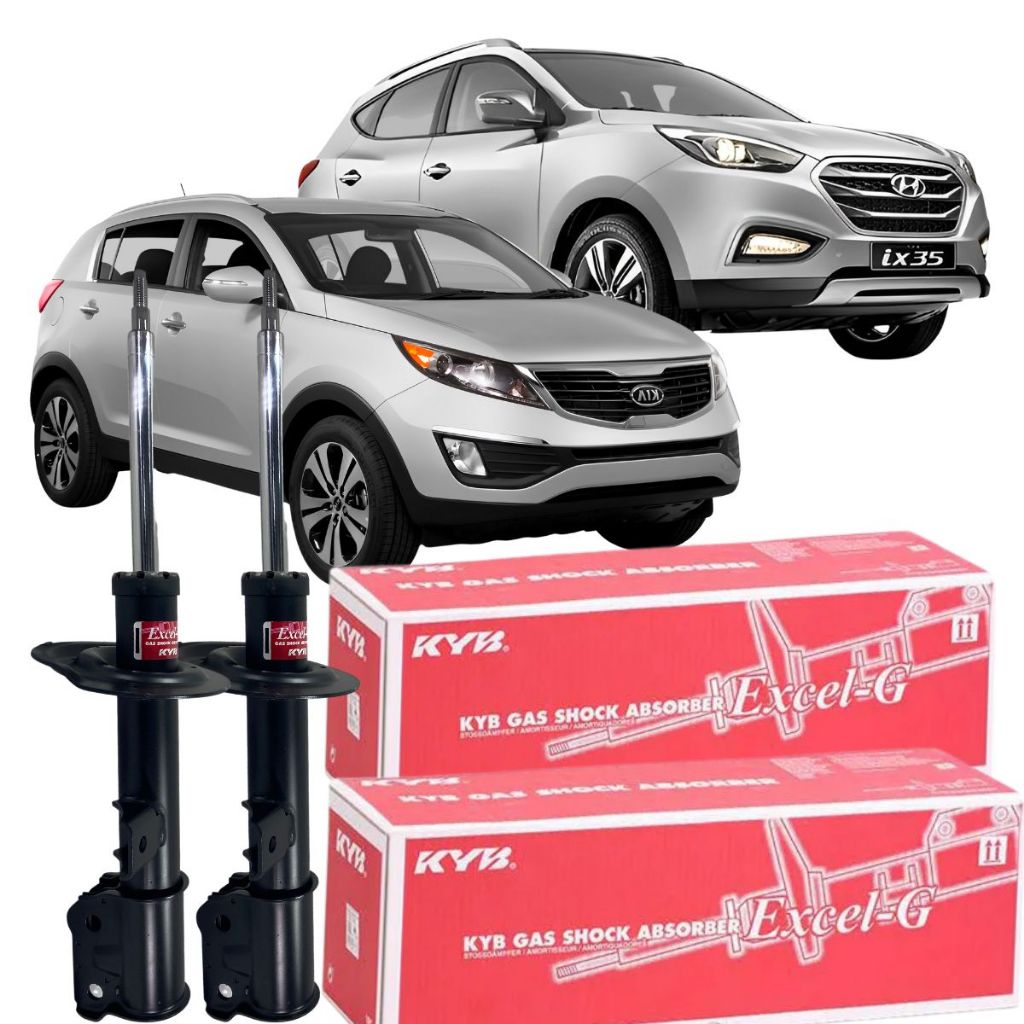 Par Amortecedor Dianteiro Sportage Ix35 2.0 16v 2010 2020 em Oferta na Shopee