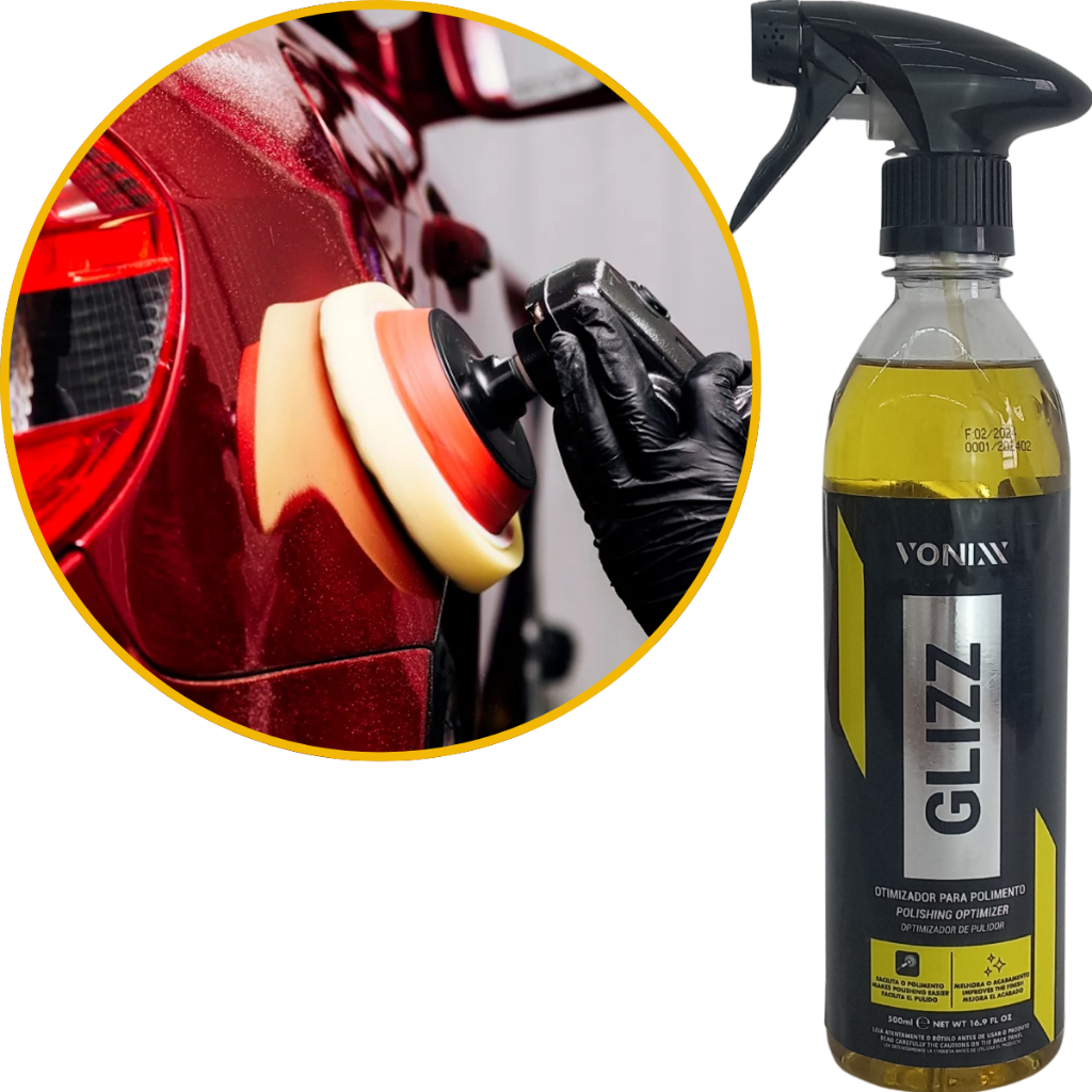Otimizador Para Polimento Glizz 500ml Pronto Uso Vonixx - Spare Parts and Accessories for Vehicles