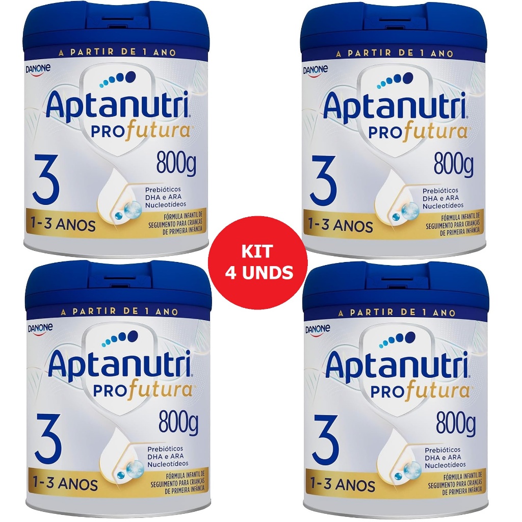 Kit C/4 LATAS APTANUTRI  Pro Futura 3 800g