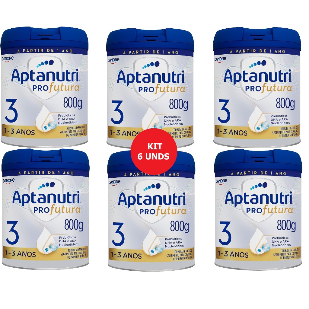 Kit C/6 latas Aptanutri Pro Futura 3 800g