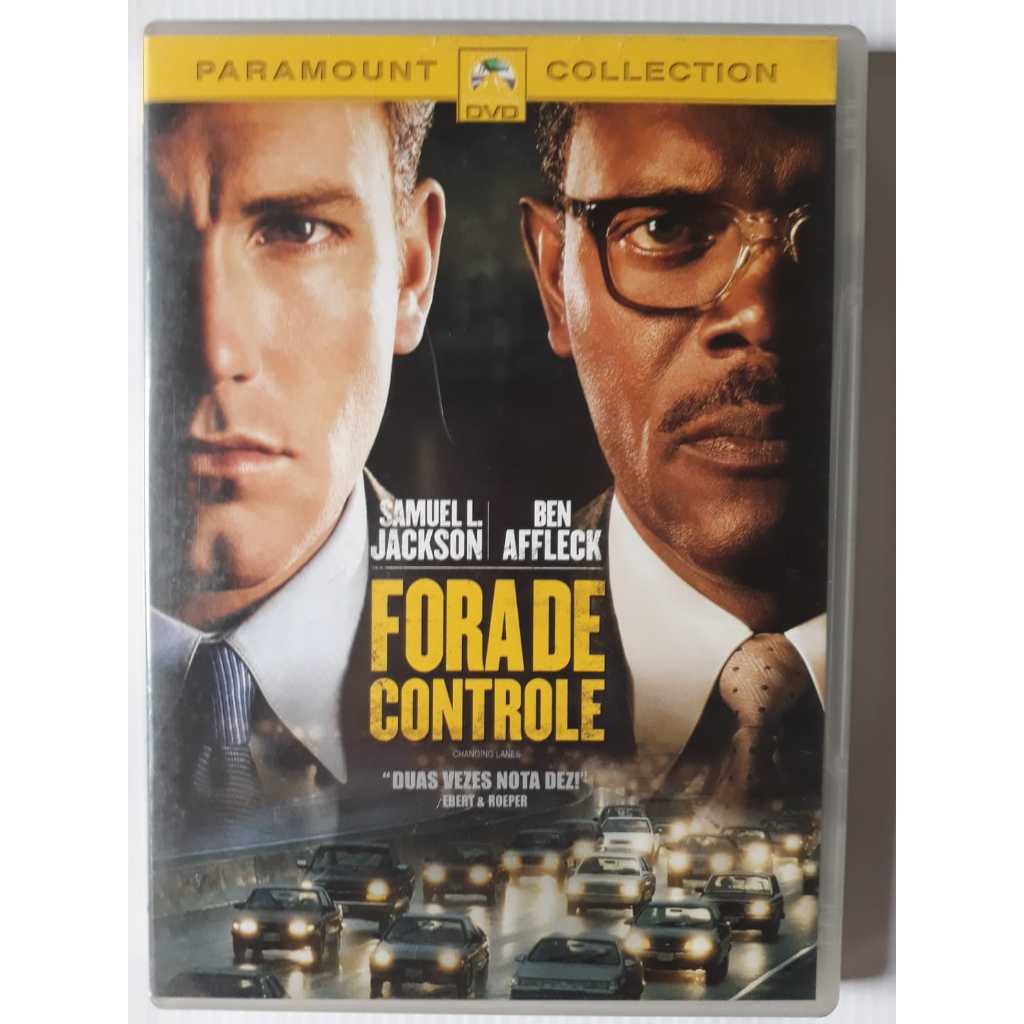 Dvd Fora de Controle - Samuel L. Jackson - Original Usado