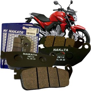 Kit Pastilha Freio Dianteira Traseira CB Twister 250 2015 2016 2017 2018 2019 2020 2021 em Oferta na Shopee