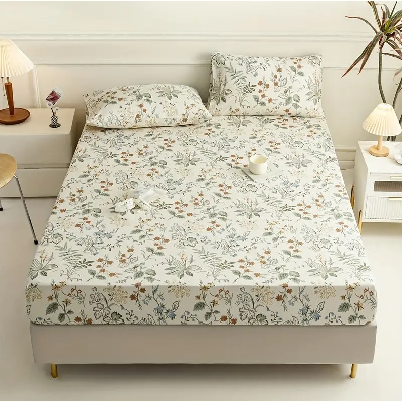 Kit Com 02 Lençol Solteiro Estampado Avulso Com Elástico Black Friday em Oferta na Shopee