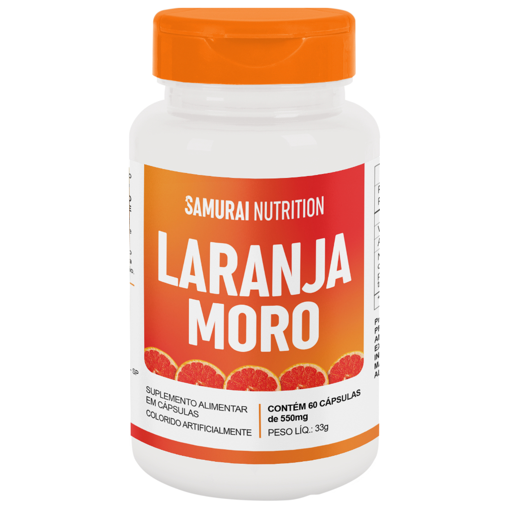 Laranja Moro 33g – 60 Cápsulas - Samurai Nutrition - Health