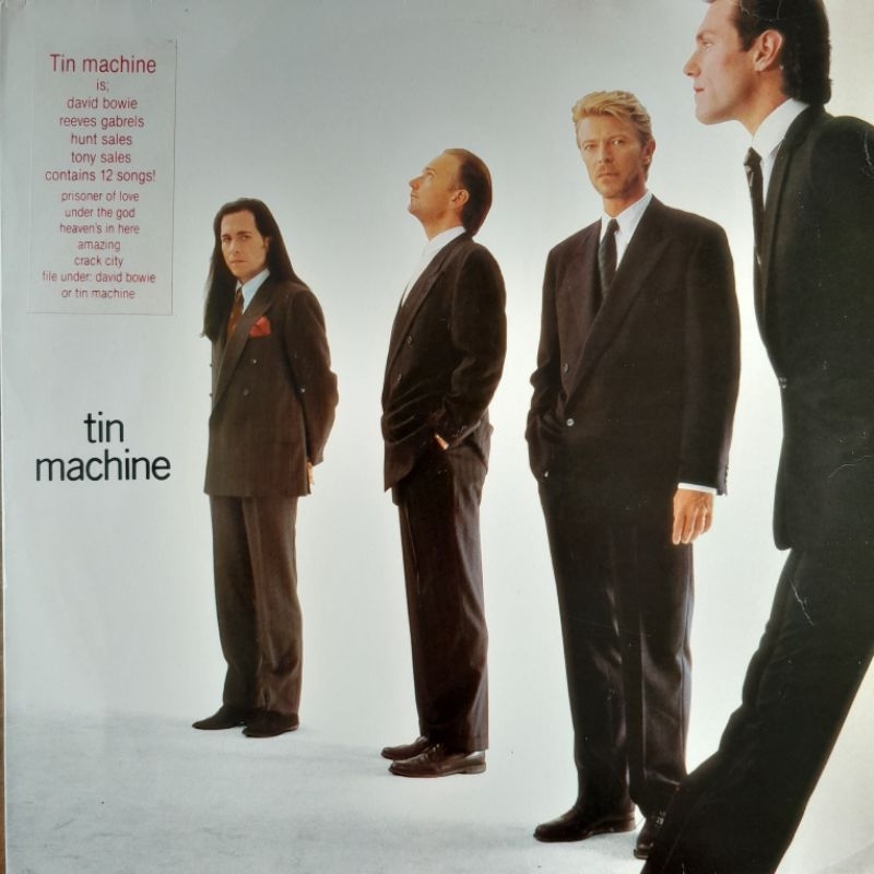 Tin Machine-primeiro(1989)-lp c/encarte-vinil-David Bowie