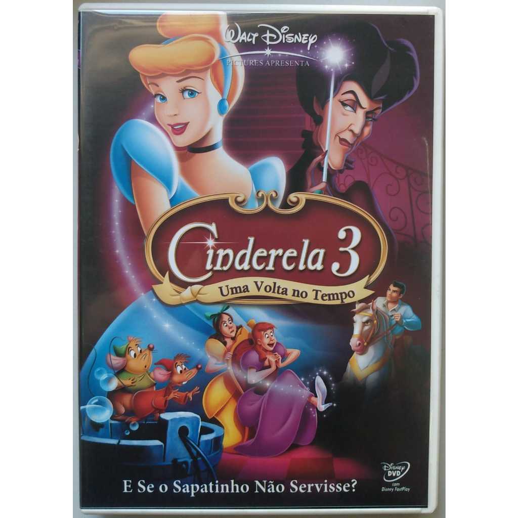 Cinderela 3 Uma Volta No Tempo Dvd (novo/não Lacrado)