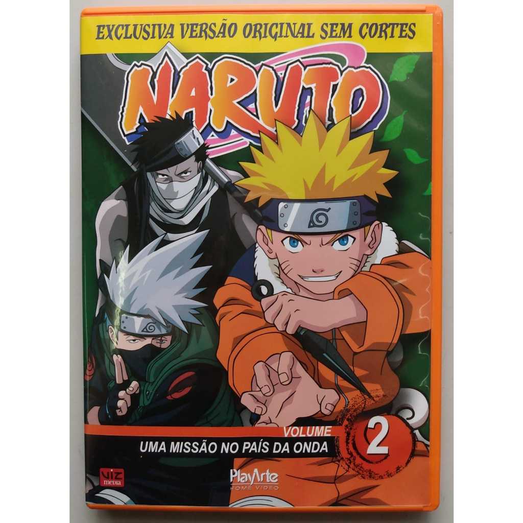 Naruto Vol 2 Dvd Uma Missão No País Da Onda