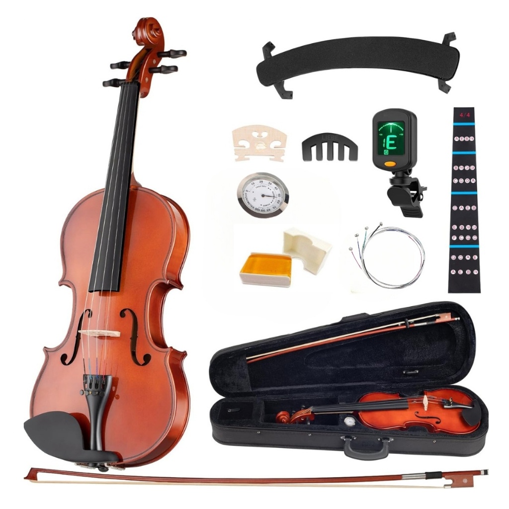 Violino 4/4 Acústico Voik V4-1A Completo C/ Estojo Luxo em Oferta na Shopee