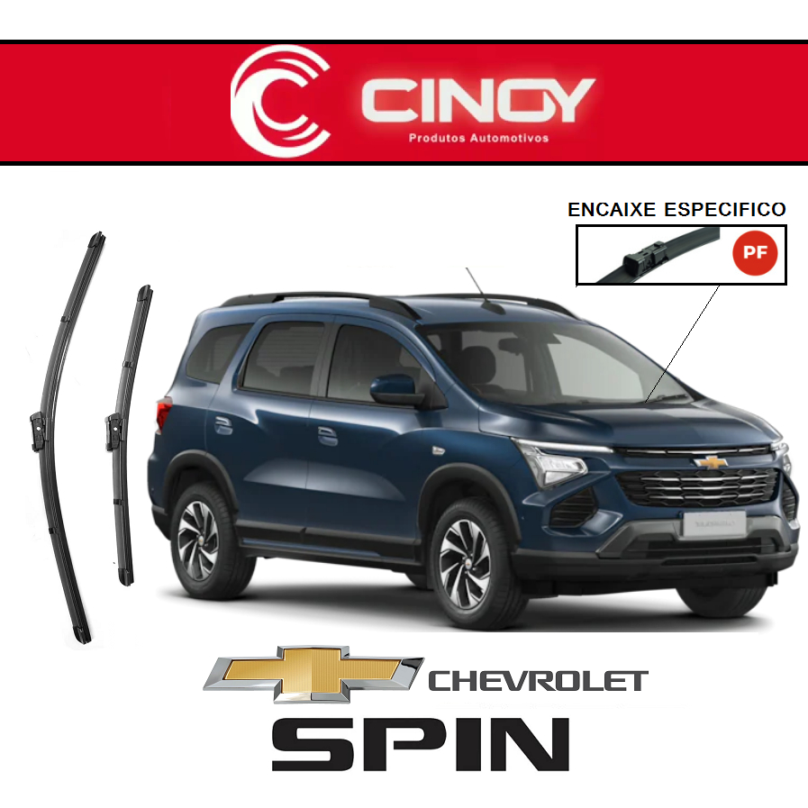 Kit Palheta Limpador de Parabrisa Dianteiro GM SPIN 2022 2023 2024 2025 em Oferta na Shopee
