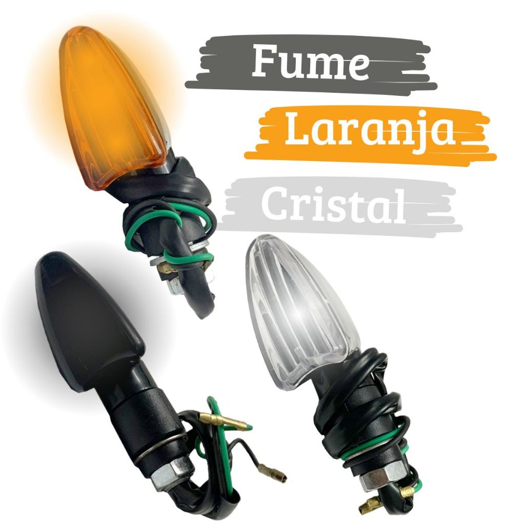 Mini Pisca Flecha Universal Original Moto 01 Unidade em Oferta na Shopee