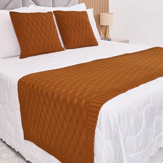 Peseira Manta Tricot Cama Casal Queen King Efeito 3D - SOMENTE A PESEIRA em Oferta na Shopee