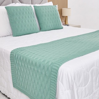 Peseira Manta Tricot Cama Casal Queen King Efeito 3D - SOMENTE A PESEIRA em Oferta na Shopee